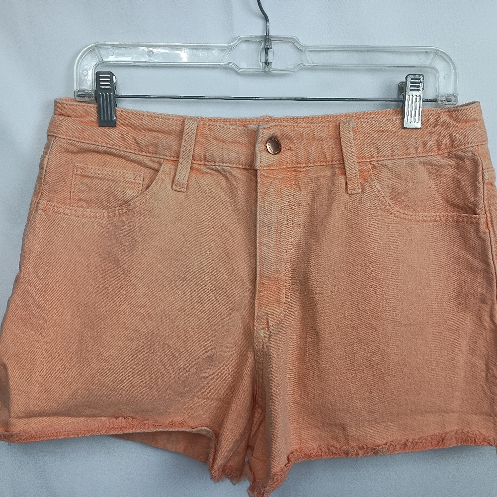 2/$30‎ UNIVERSAL THREAD Butterly Orange Coral Jean Summer Booty Shorts (#505)